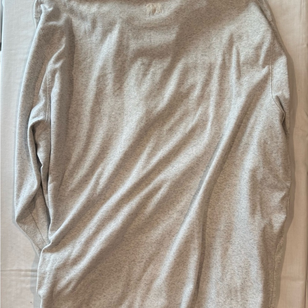 The Normal Brand Light Gray Zip-Up Sweater - Picture 3 of 4